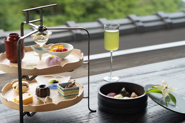 石川の美意識が詰め込まれた和のアフタヌーンティーを♪山中温泉の「花紫 茶房」で過ごす大人時間