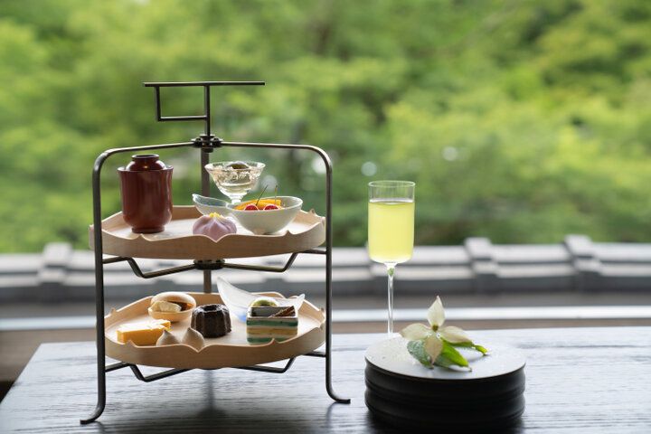 石川の美意識が詰め込まれた和のアフタヌーンティーを♪山中温泉の「花紫 茶房」で過ごす大人時間