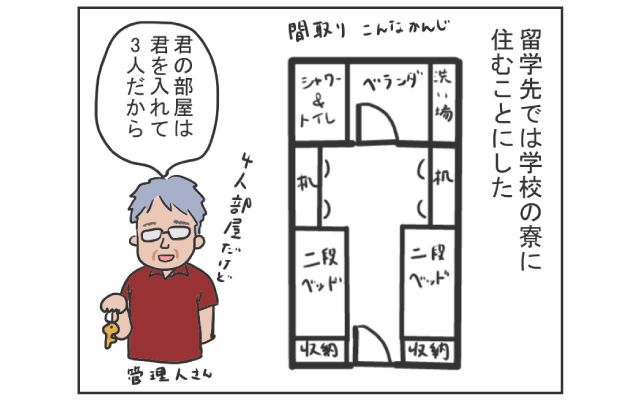 中国のはしっこでクセつよ留学生活4コマ漫画[#2]