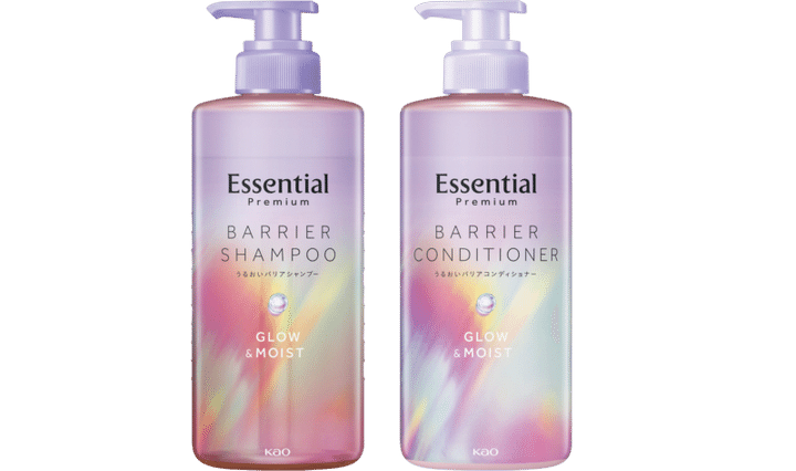 エッセンシャル プレミアム うるおいバリアシャンプー、コンディショナー グロウ＆モイスト