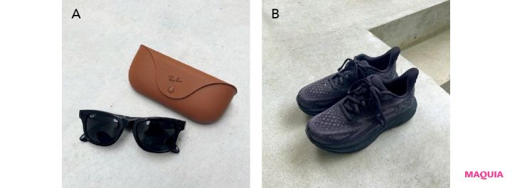 Ray-Ban Metaのスマートグラス HOKAのスニーカー クリフトン9