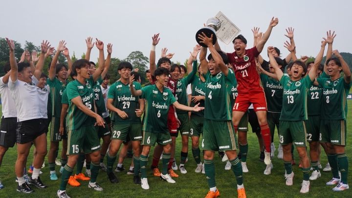 仙台大が総理大臣杯東北予選を3連覇！MF都築卓主将「全員にとって大きな自信になった」