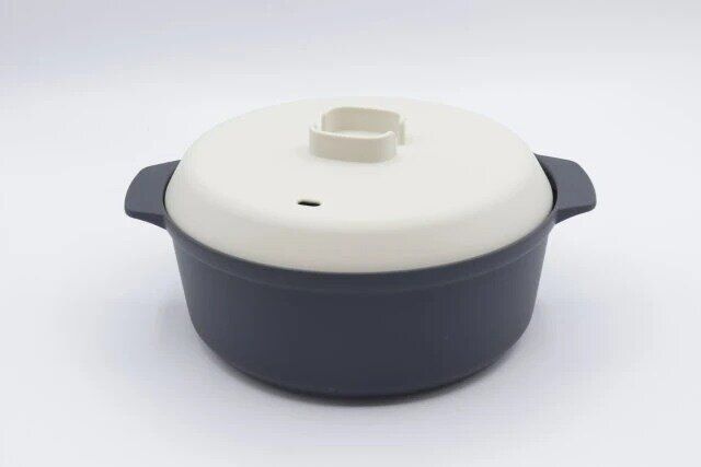 ダイソー レンジ鍋（1.4L、グレー）