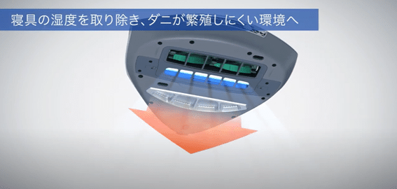 温風射出イメージ画像