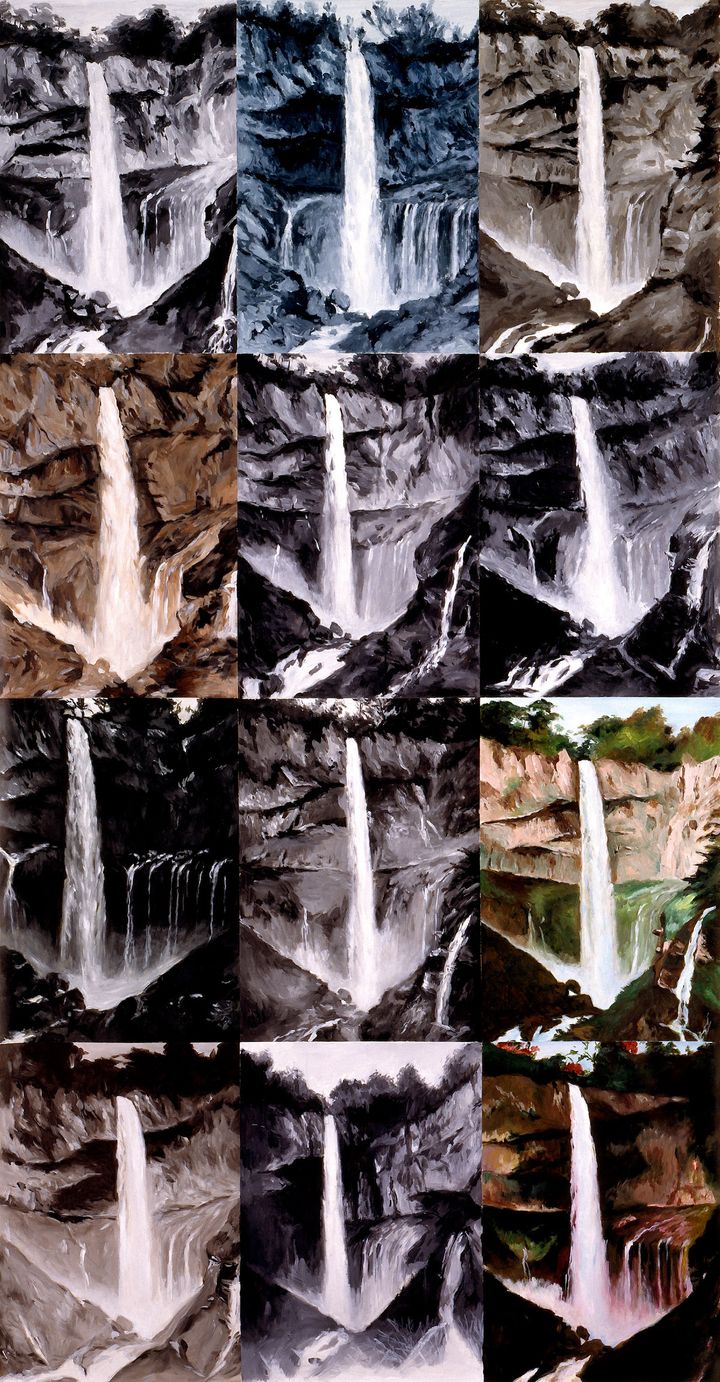 Twelve Kegon Falls（1991年・東京都現代美術館蔵）
