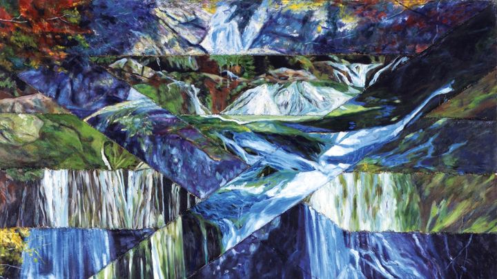 消えた橋（1989年・横尾忠則現代美術館蔵）