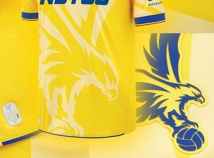 鎌田大地がモデルで登場！クリスタル・パレス、2024-25アウェイユニは「鳥エンブレム」を大胆にデザイン