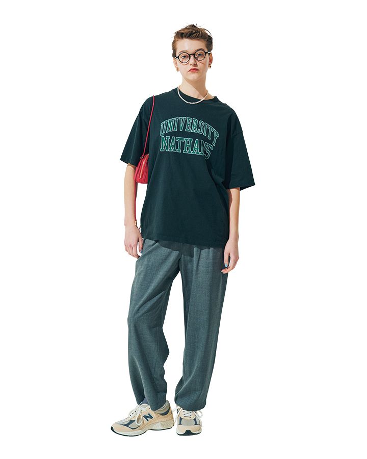 カジュアルなカレッジTコーデはレディな小物で抜け感をプラスして【本日のFUDGE GIRL-7月15日】