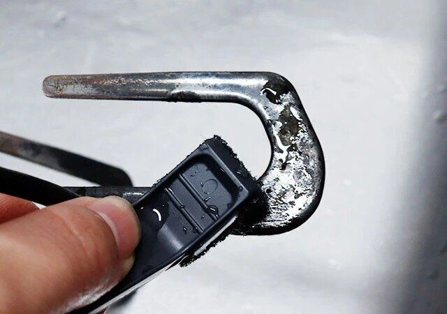 ダイソー コゲ落としスティック（落ち落ちV） 五徳 掃除