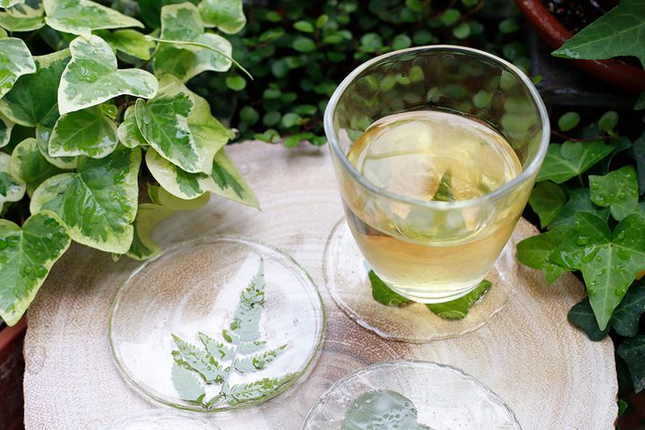 ボタニカルコースター作り