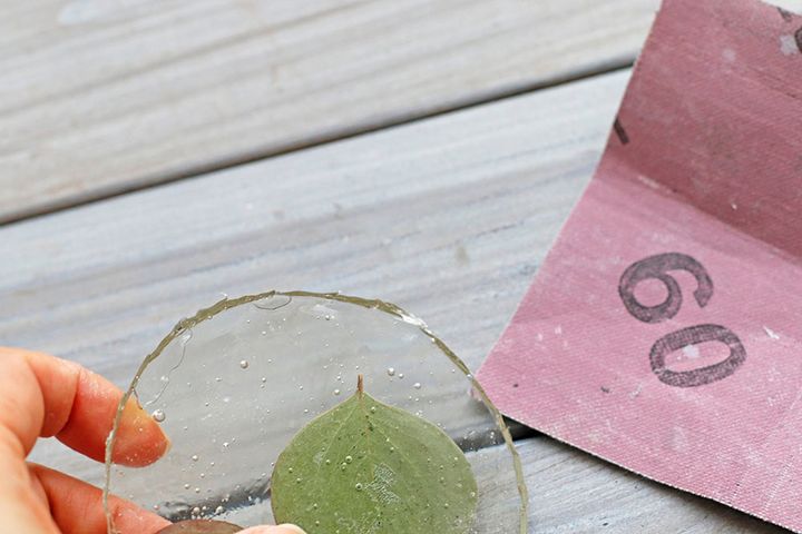 ボタニカルコースター作り