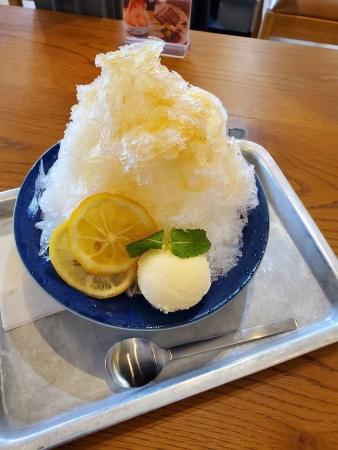 かき氷「レモン」／©︎PARCOGIOCHI