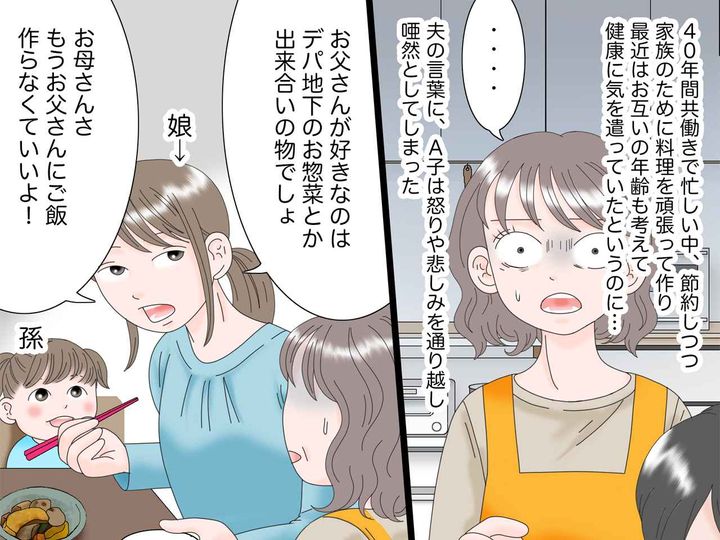 画像2: 食卓に好きなものがないと文句を言う夫