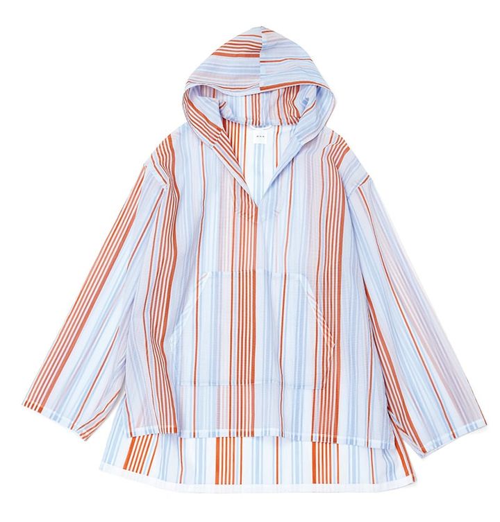 透け感を楽しむナイロンメッシュ素材。