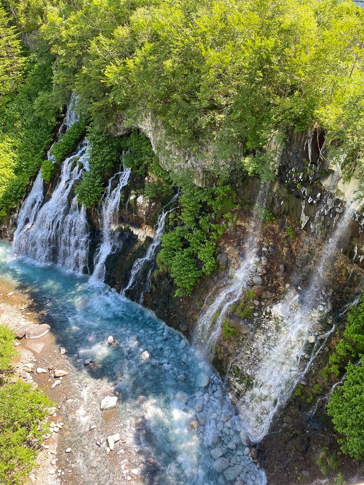 美瑛 白ひげの滝