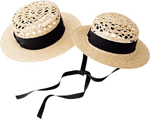 夏のおしゃれを格上げ！ 親子でかぶれる麦わらのカンカン帽【こどモノ4月号】の画像1