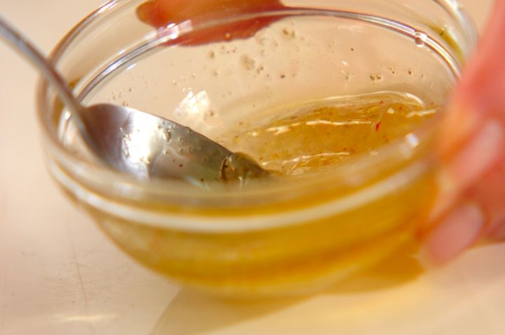 鶏肉と野菜のグリルガーリックソースの作り方3