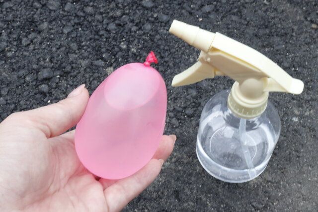 ダイソー 水風船作りポンプ 完成