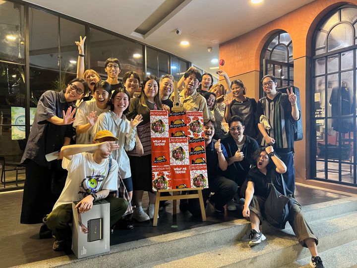 パーティー終了後に撮影した集合写真