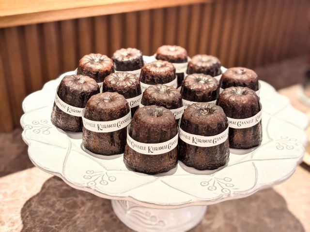 グランカヌレ＆桃のパフェ