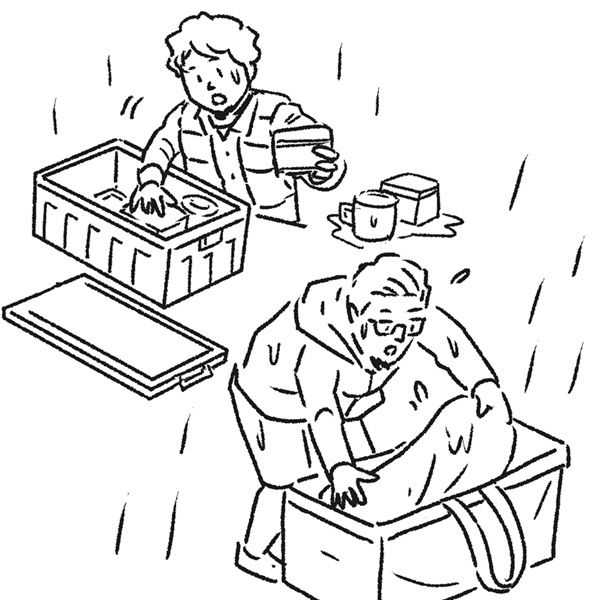 ベテランキャンパーがやっている”雨キャンプの対策術”が凄すぎた…！