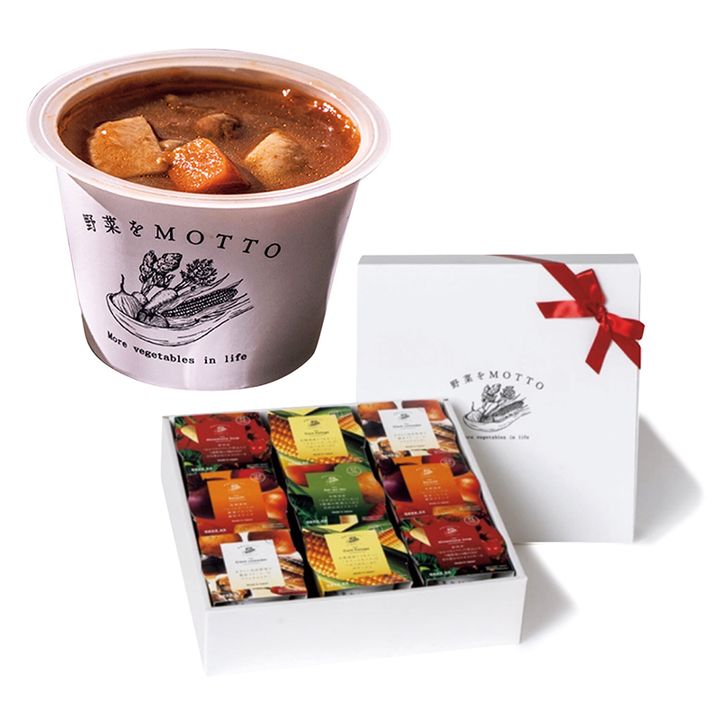 もらって嬉しかった出産祝い YASAI WO MOTTO スープセット