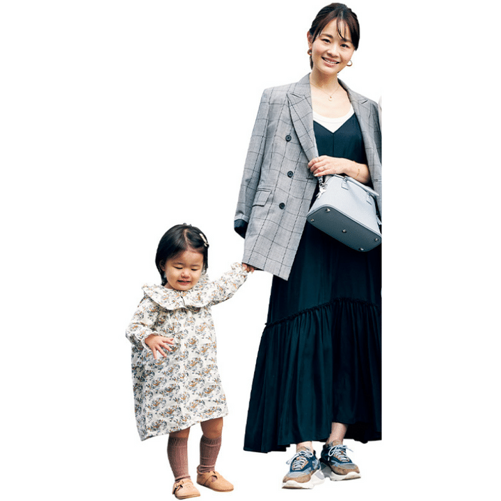 キャミワンピ×ジャケットの読者スナップの写真