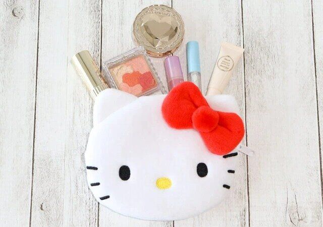 宝島社ハローキティ付録ふわふわフェイスポーチ
