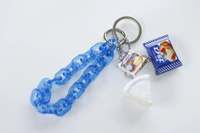 ダイソー キーホルダー まとめ チェーン式キーホルダー（カラー） 使用例