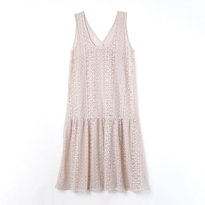 2024夏しまむらレディース総レースキャミワンピース