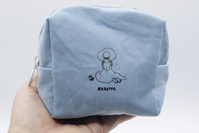 ダイソー ポーチ（マチ付、HARAPPA） デザイン