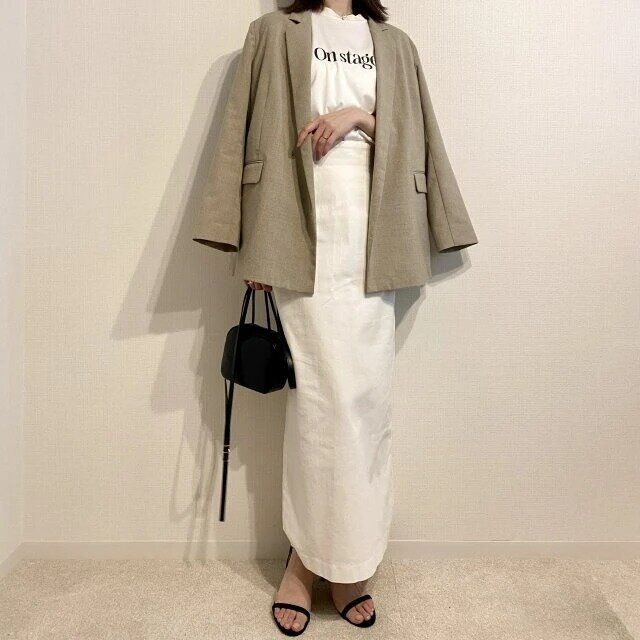 ロゴTのOKコーデ