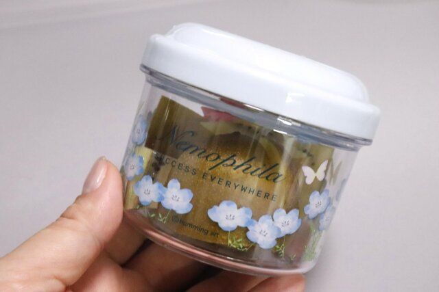 セリア チェリッシュフラワー クリアラウンドカップ 280ml