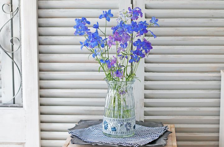 デルフィニウムのアレンジ