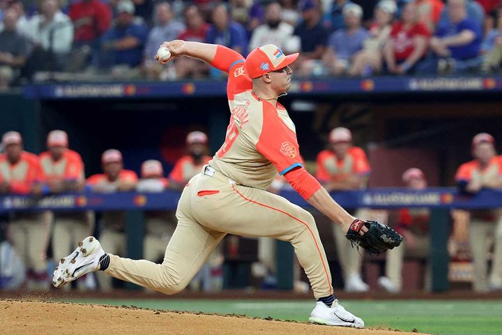 タイガースのエースで球宴にも出場したタリク・スクバル（C）ロイター