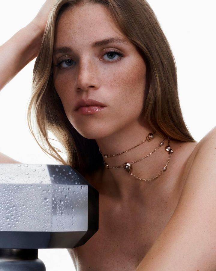 「コレクション N°5」ネックレス（ベージュゴールド×ダイヤモンド）￥4,620,000