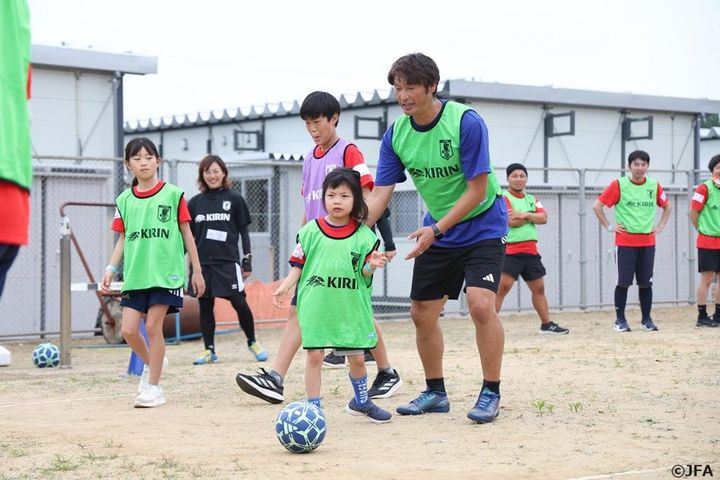 『JFA・キリン ビッグスマイルフィールドin珠洲市』開催！サプライズ参加の森保一監督「笑顔を共有できたことが…」