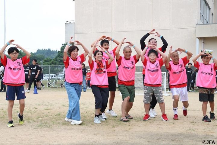 『JFA・キリン ビッグスマイルフィールドin珠洲市』開催！サプライズ参加の森保一監督「笑顔を共有できたことが…」