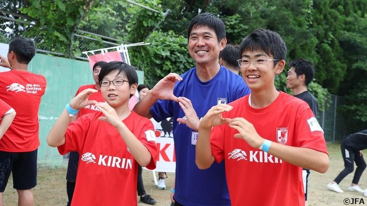 『JFA・キリン ビッグスマイルフィールドin珠洲市』開催！サプライズ参加の森保一監督「笑顔を共有できたことが…」