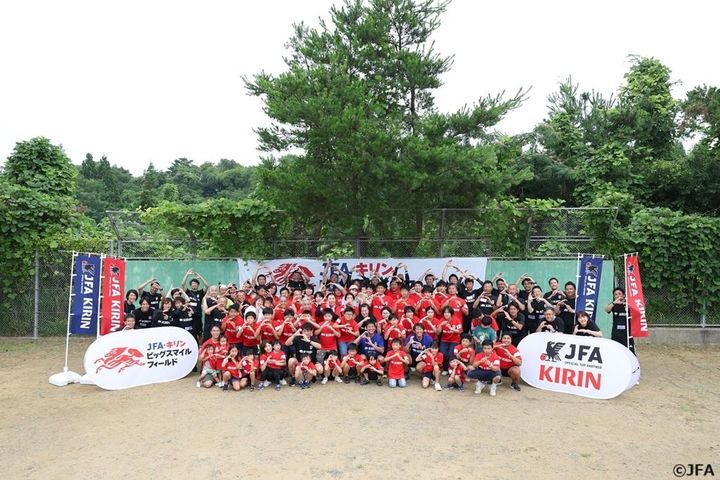 『JFA・キリン ビッグスマイルフィールドin珠洲市』開催！サプライズ参加の森保一監督「笑顔を共有できたことが…」