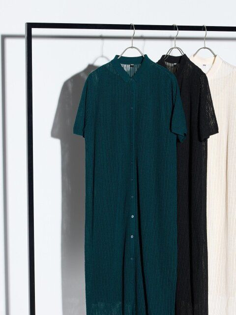 ユニクロのレースニットワンピース