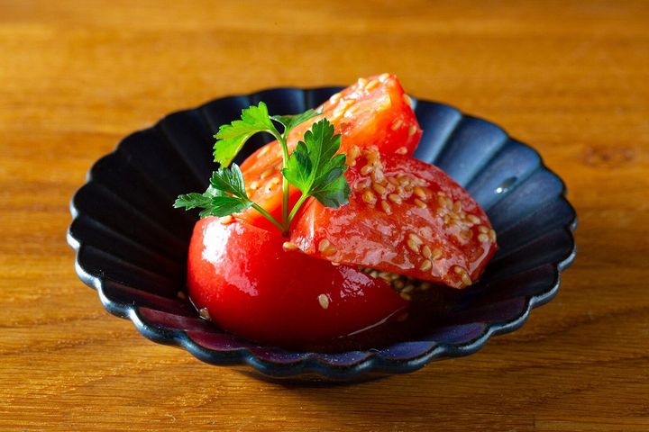 フルーツトマトと黒酢のナムル