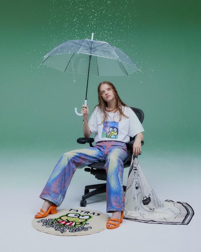 《タトラス》からアーティストのとんだ林蘭と「けろけろけろっぴ」とのトリプルコラボアイテムが登場！キャンペーンビジュアルにも注目して