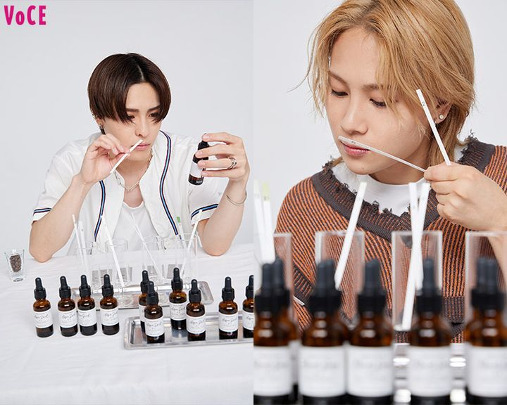 SUZUKIは深くて甘さの香りを HIROTOは澄んだ香りをチョイス！