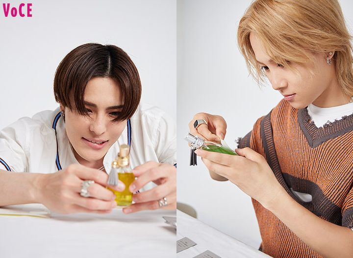 こだわりが詰まったフレグランスにオリジナルラベルを貼って完成！