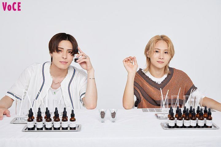 甘めな香り好きSUZUKIと爽やか系が好みのHIROTO。初のフレグランスづくりはドタバタの連続！