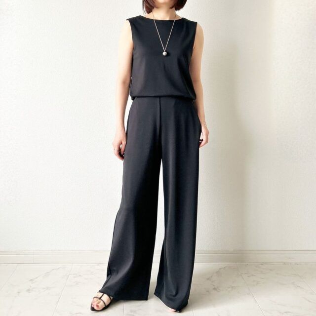 クレープジャージーノースリーブ