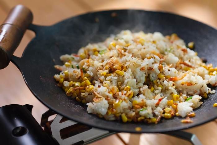 トウモロコシチャーハン