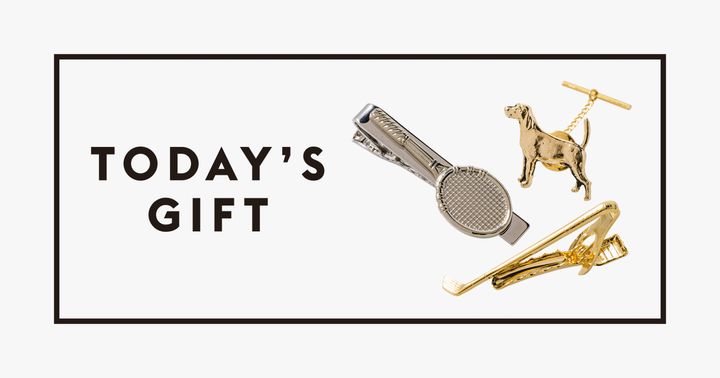 〈FINE AND DANDY〉のタイバー＆ラペルピン