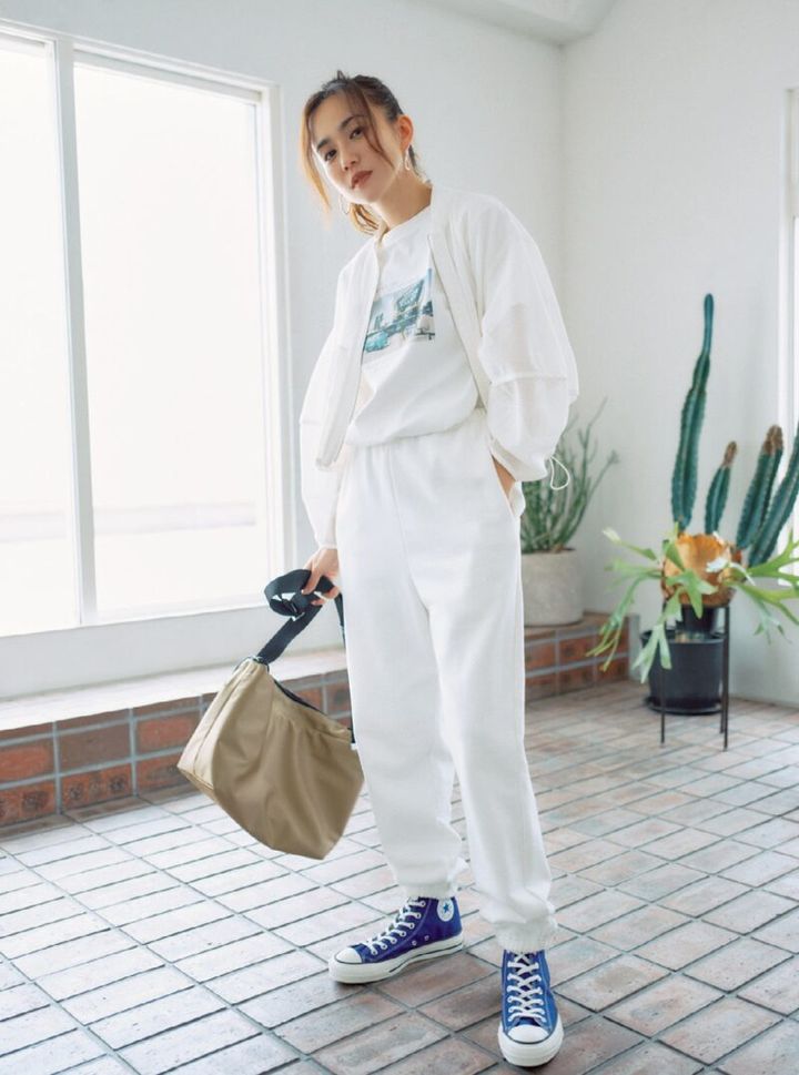 優木まおみさん Tシャツスタイル